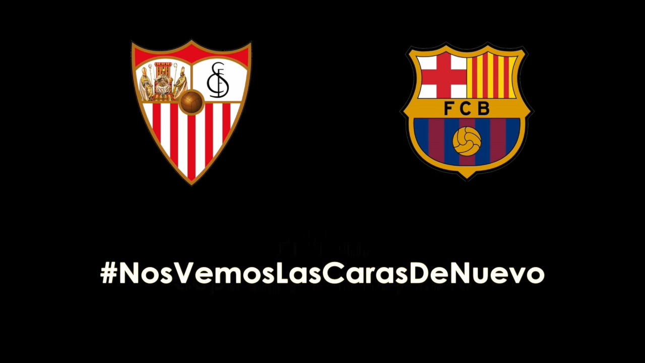 Escudos de Sevilla FC y FC Barcelona