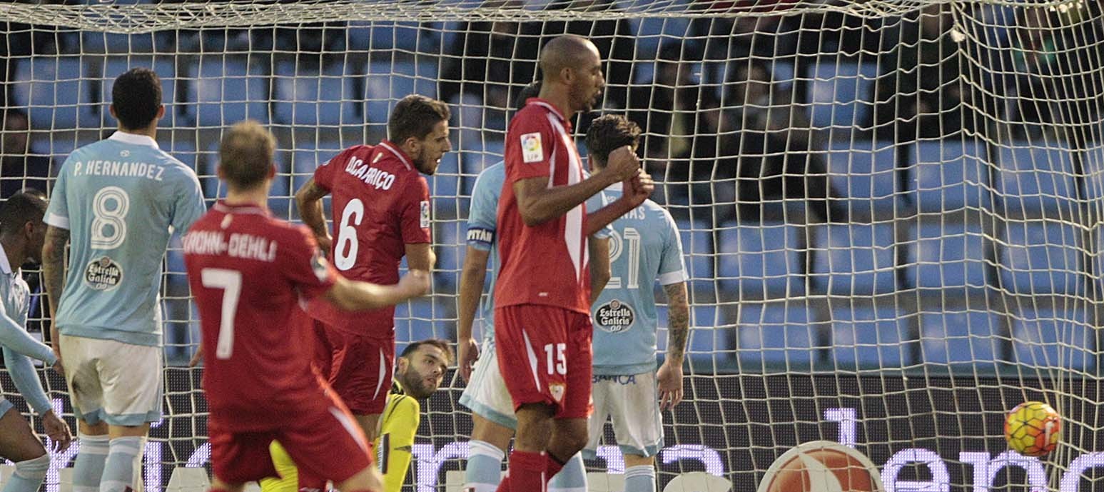 Gol de Carriço en el Celta-Sevilla FC