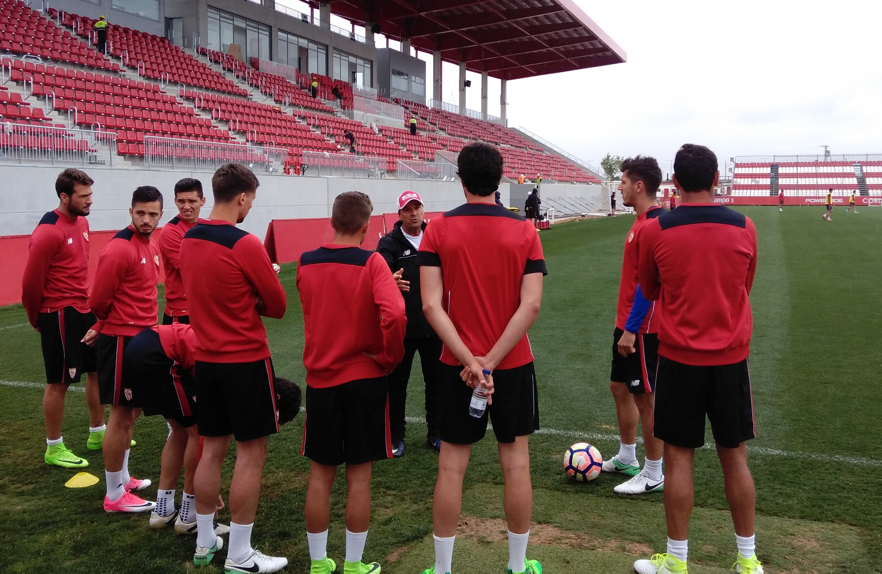 Sevilla FC training session on 10 May 2017