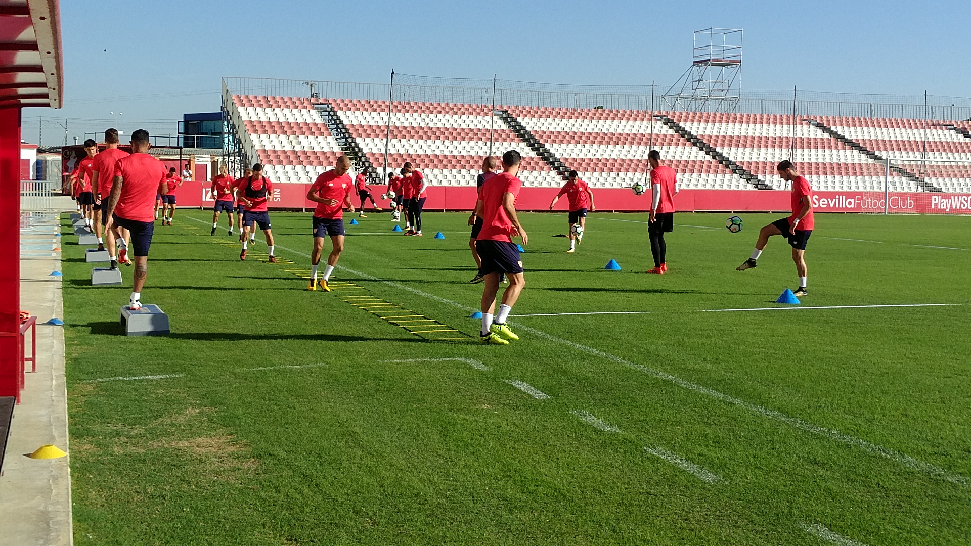 Sevilla FC in training 