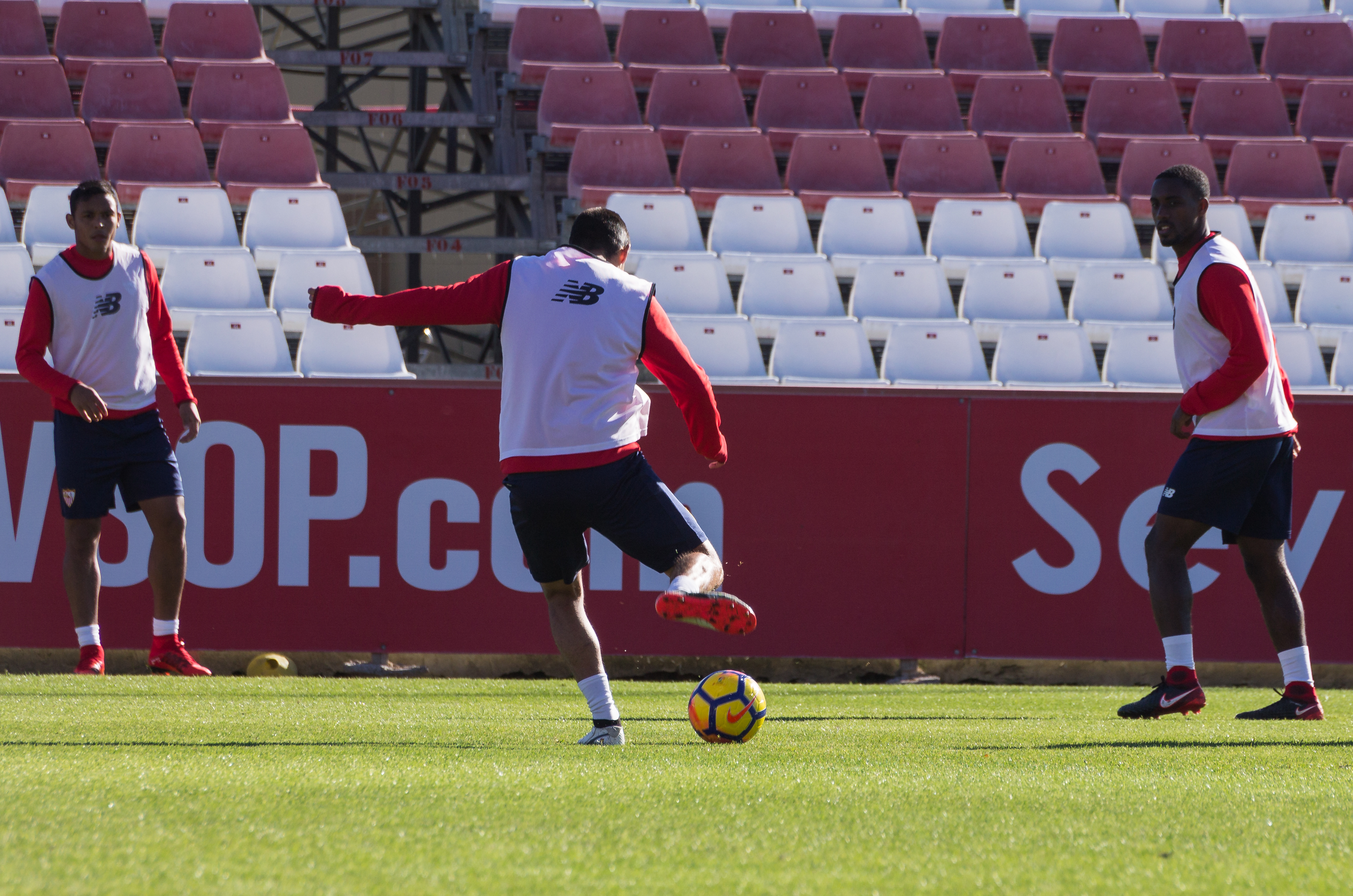 Entrenamiento del Sevilla FC del 9 de noviembre