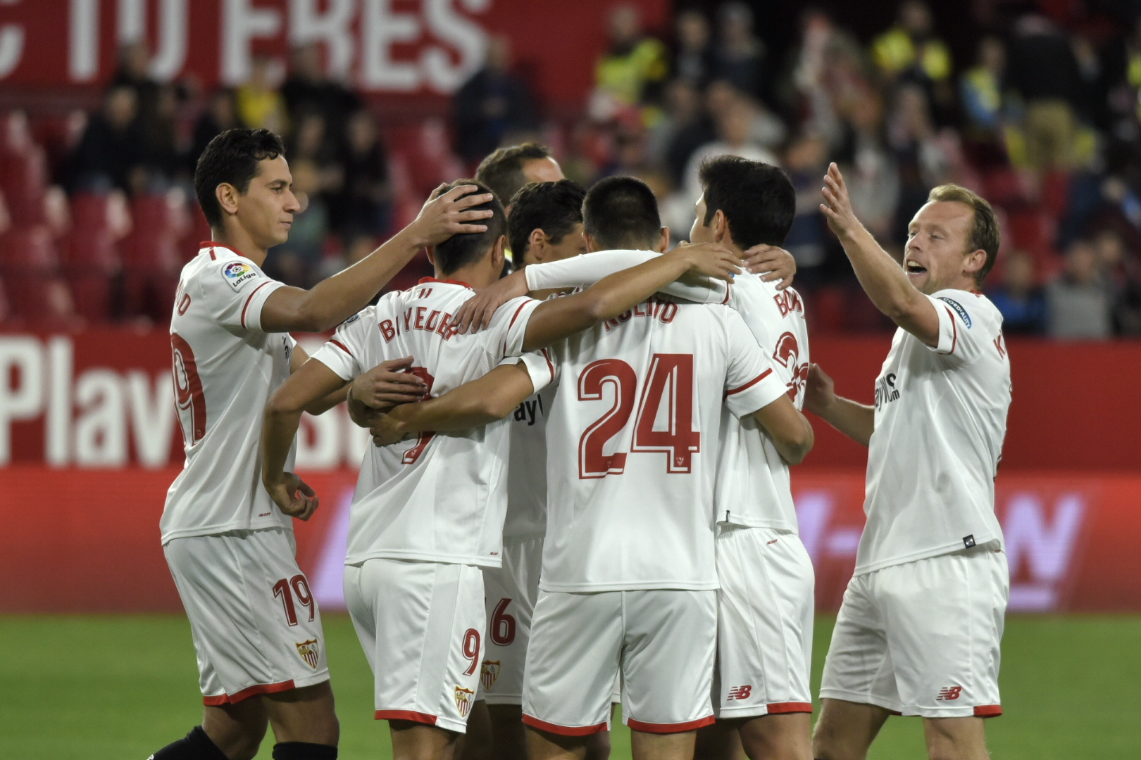 Partido entre el Sevilla FC y el FC Cartagena