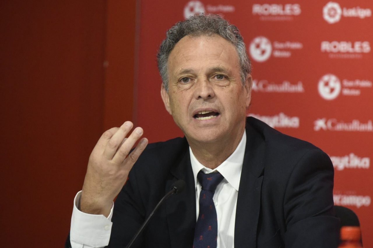 Joaquín Caparrós director de fútbol del Sevilla FC