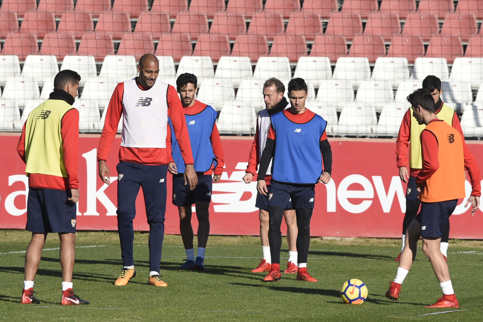 Entrenamiento del Sevilla FC del 13 de diciembre
