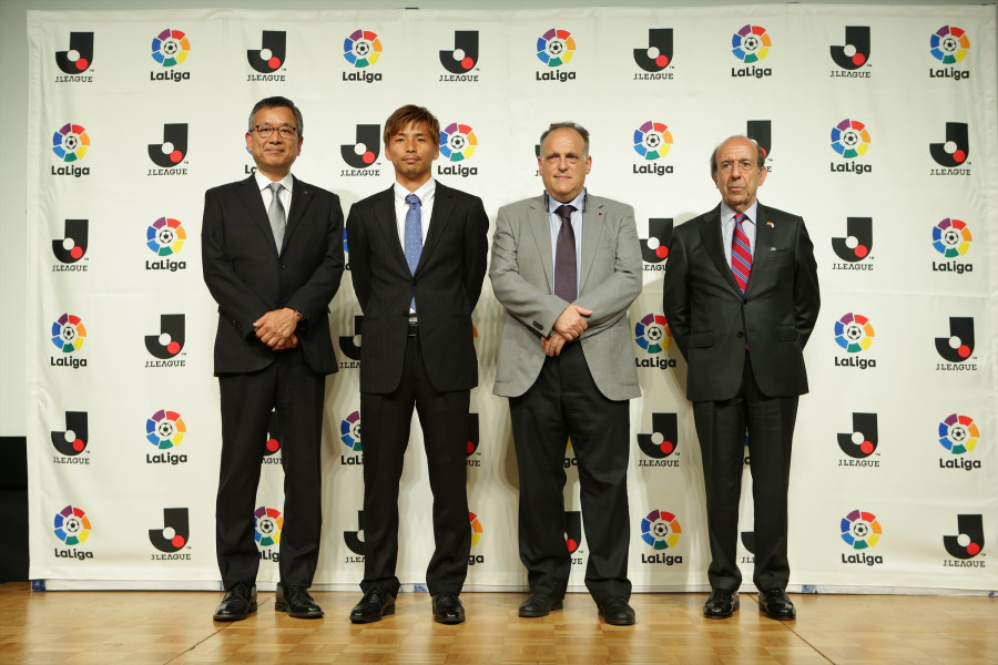 Acuerdo entre LaLiga y la J-League en Tokio