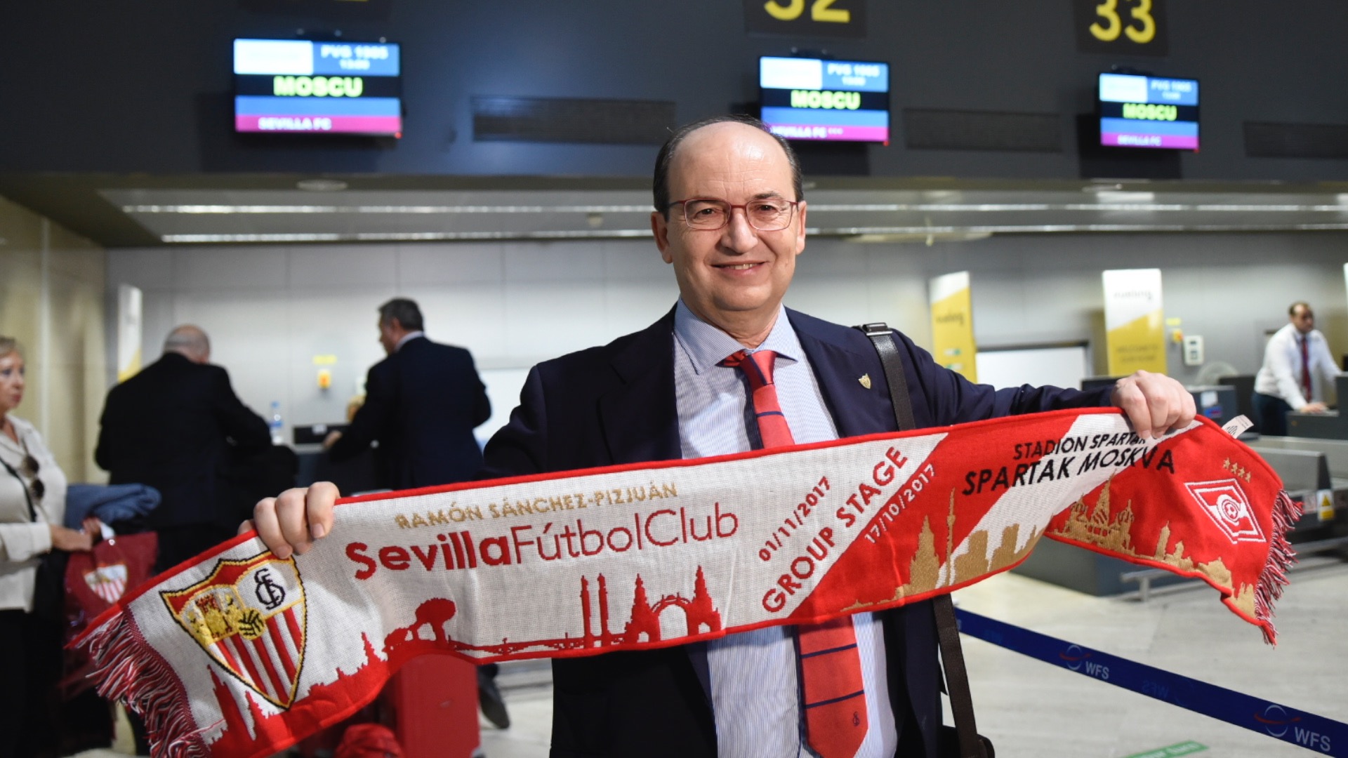 President José Castro before Sevilla's next Champions League fixture