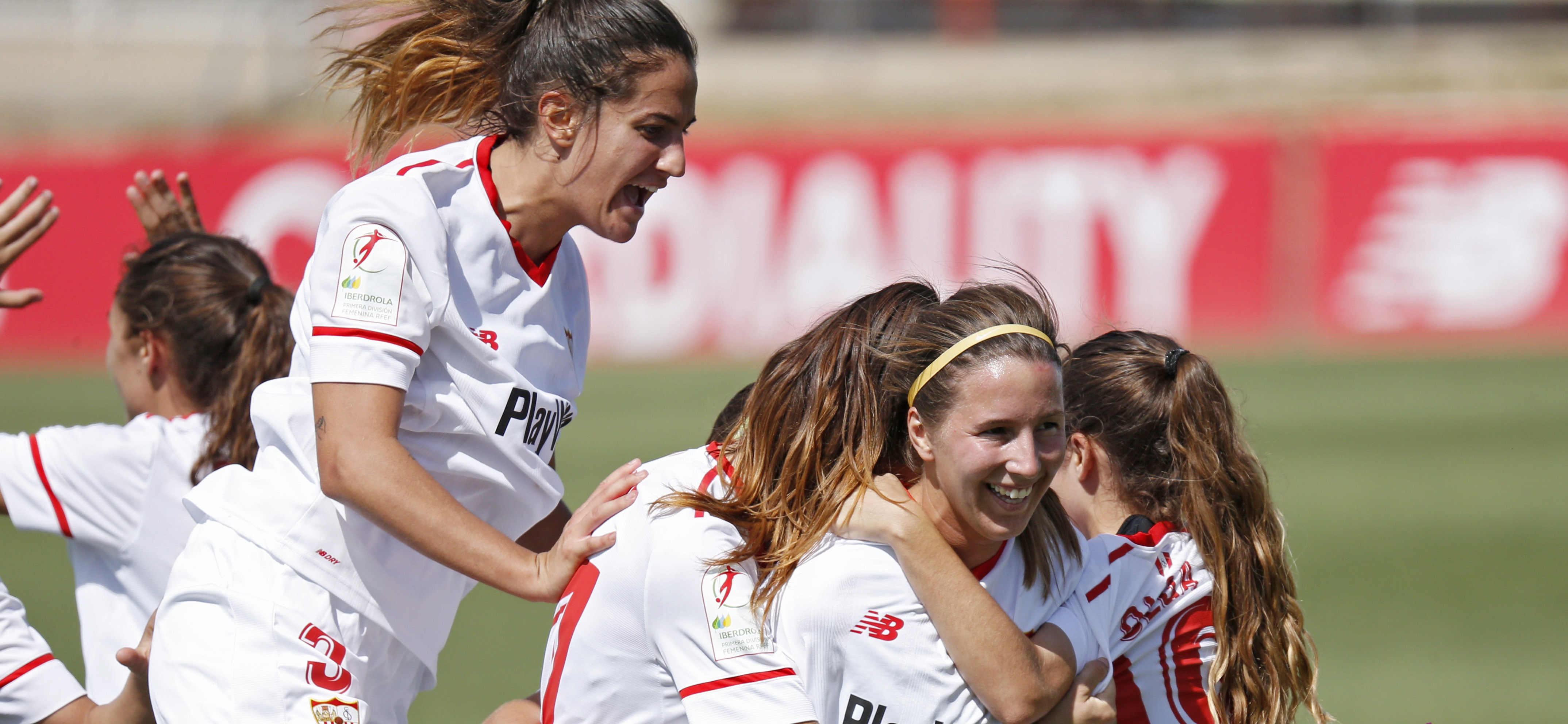 Celebración Sevilla FC Femenino 