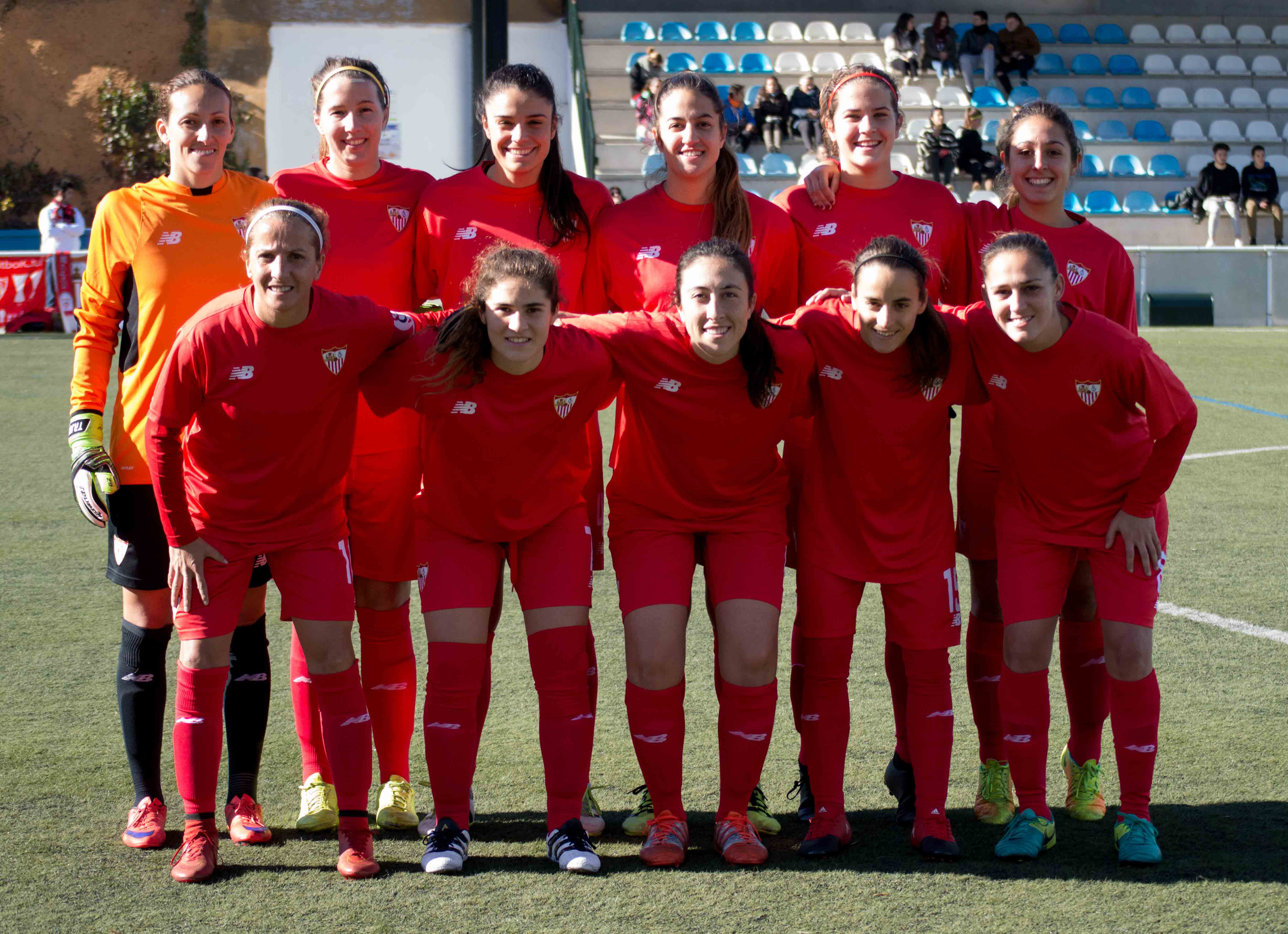 El equipo del Sevilla Femenino 