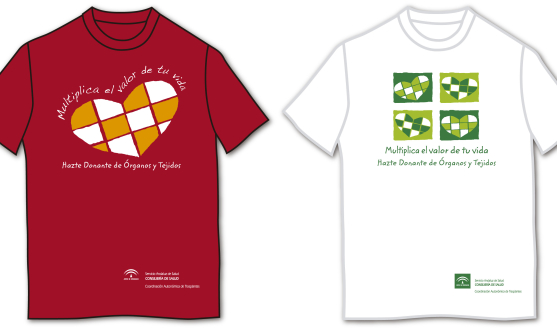Camisetas campaña para donación de órganos