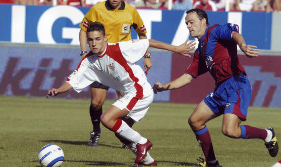 Jesús Navas con el Sevilla FC