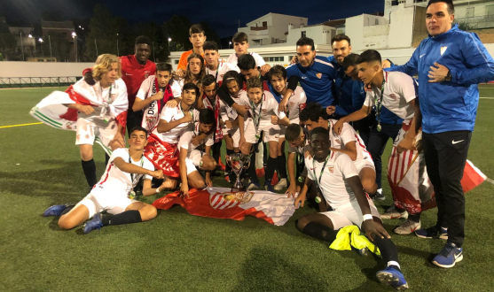 El Sevilla FC Infantil A se proclama campeón de Andalucía