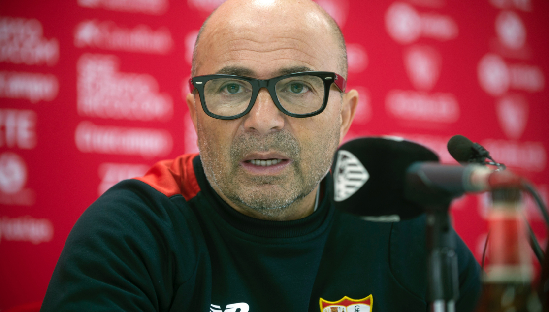 Jorge Sampaoli, técnico del Sevilla FC