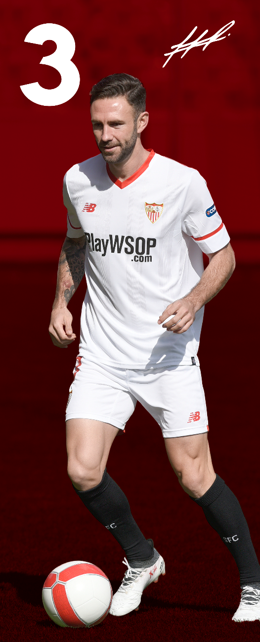 Fotografía de Miguel Layún, jugador del Sevilla FC temporada 17/18