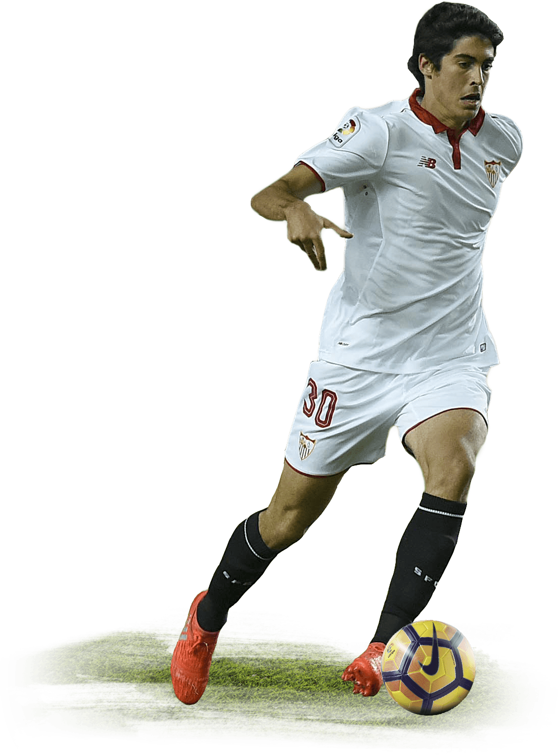 Fotografía del jugador Carlos Fernández, del Sevilla Atlético