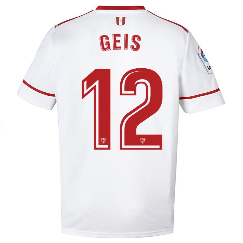 Fotografía de la camiseta de Geis, jugador del Sevilla FC temporada 17/18