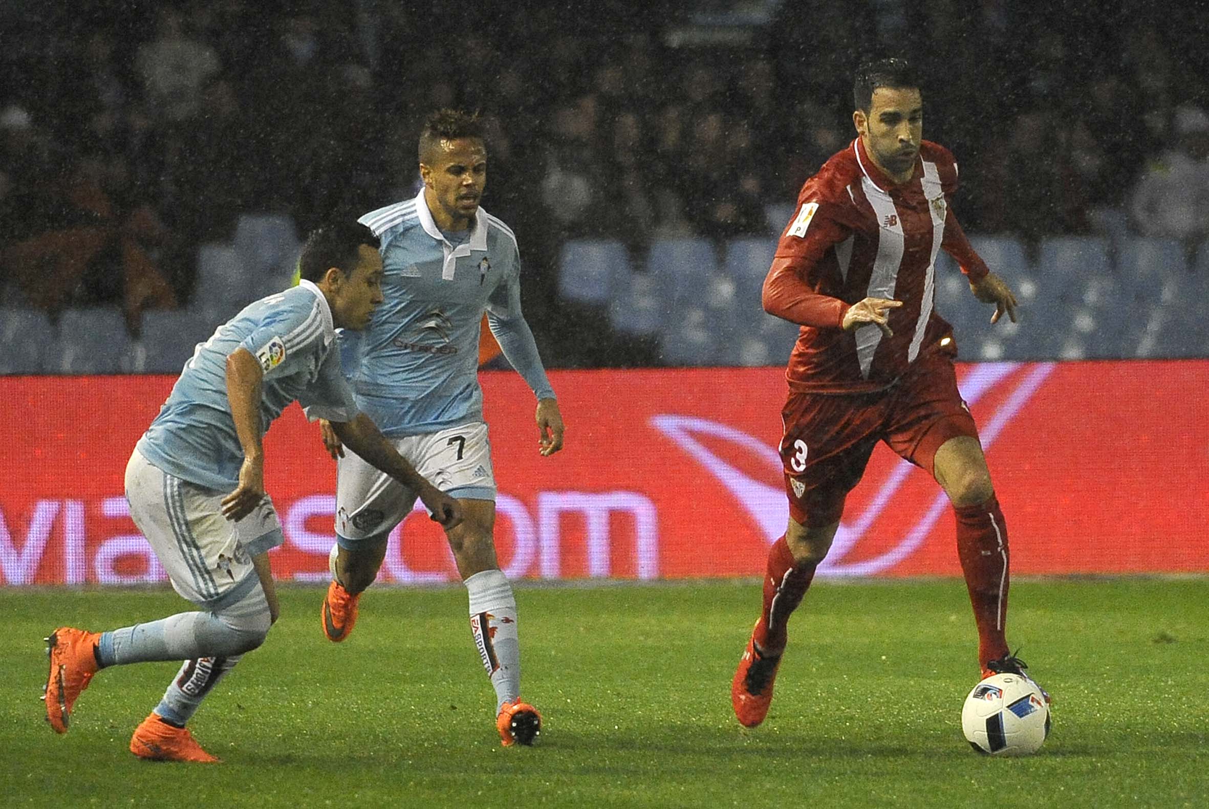 Rami durante el Celta-Sevilla de semifinales de Copa del Rey