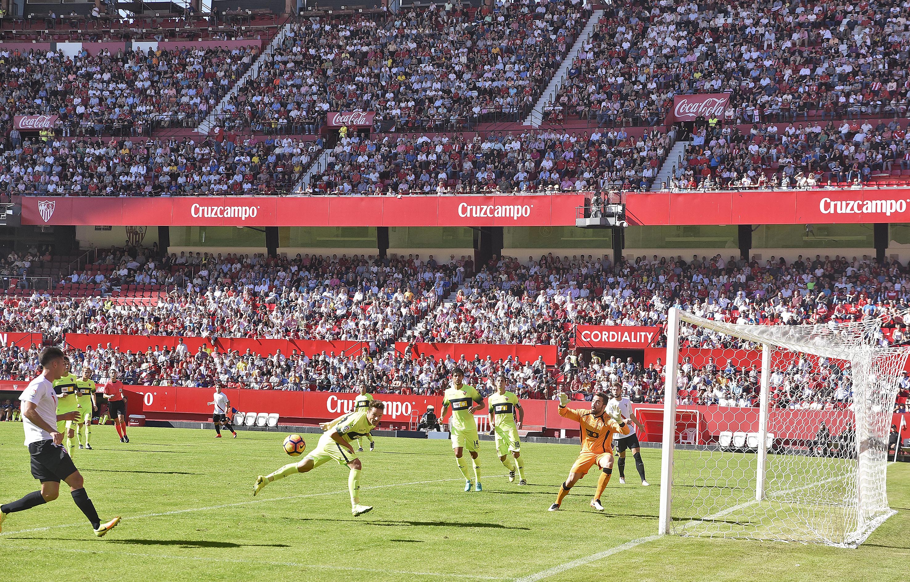 Partido entre el Sevilla Atlético y el Elche CF
