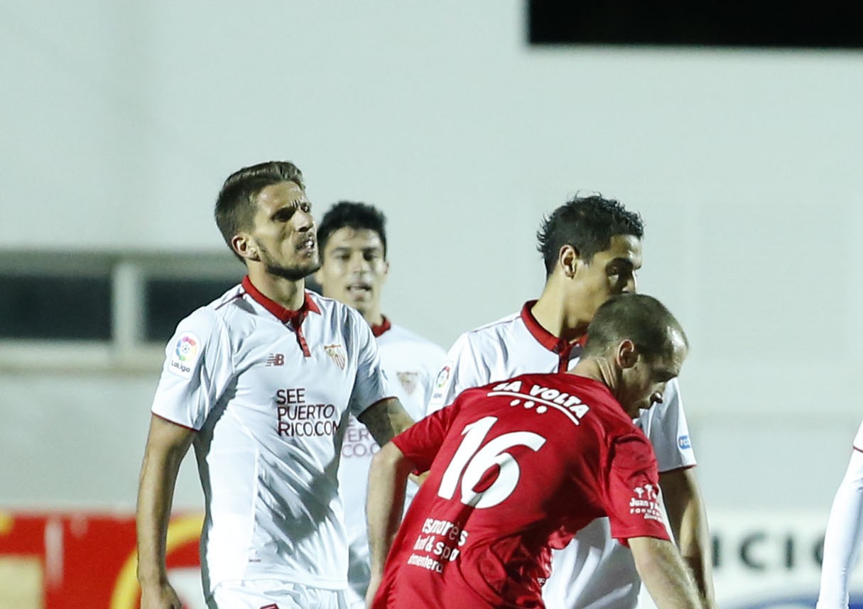 Daniel Carriço, en el SD Formentera-Sevilla FC