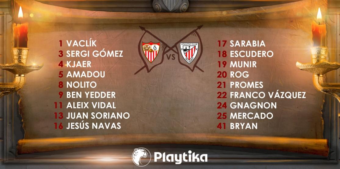 Squad for Athletic Bilbao