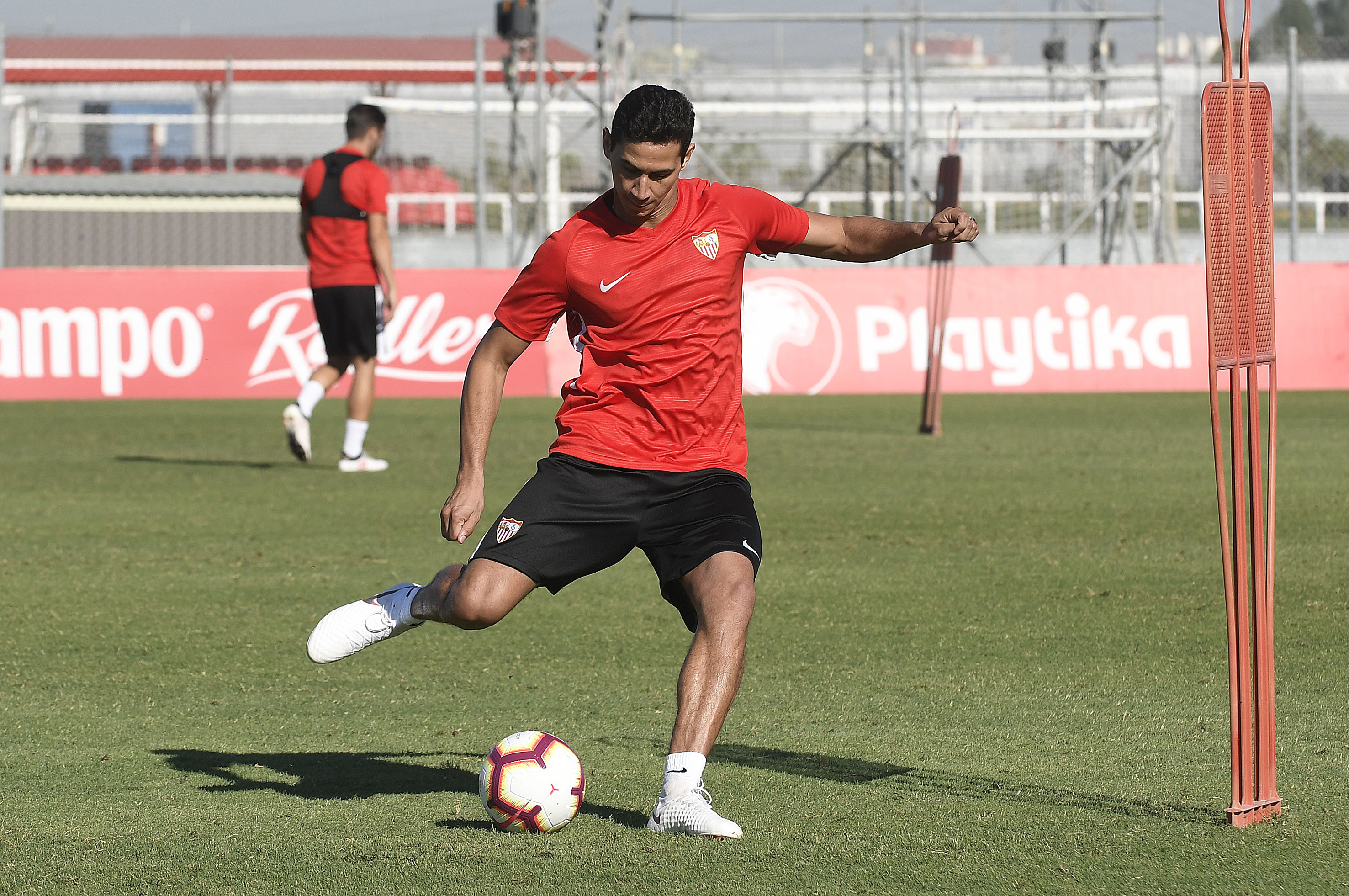 Ganso, entrenando con el Sevilla FC
