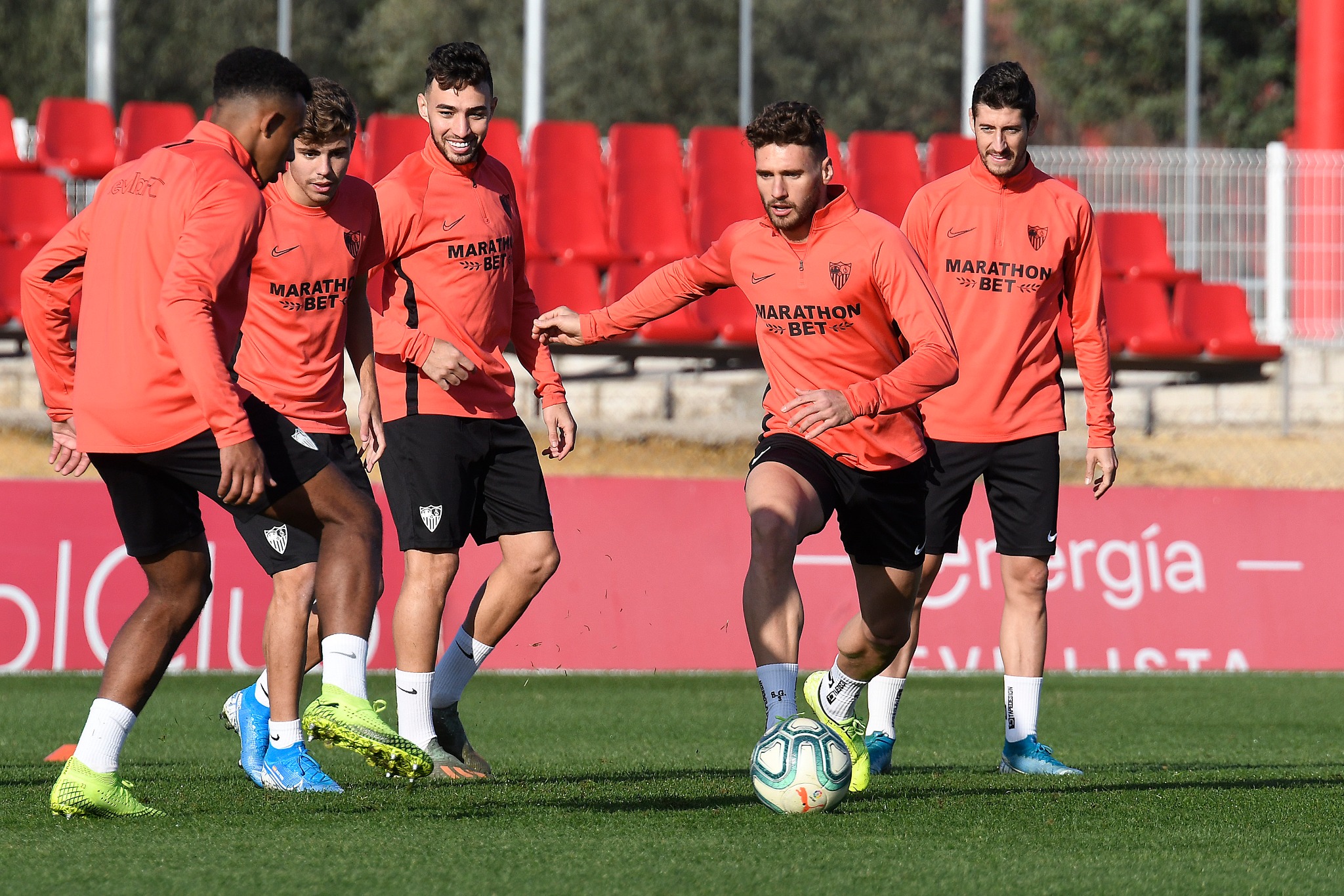 Sevilla FC training, Saturday 7th December