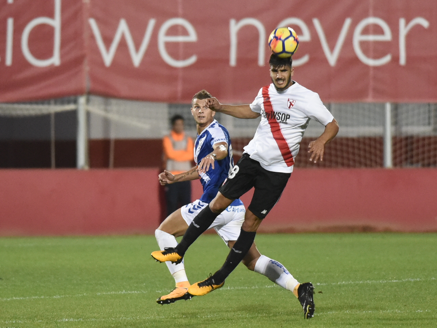 Berrocal in the match against Tenerife 