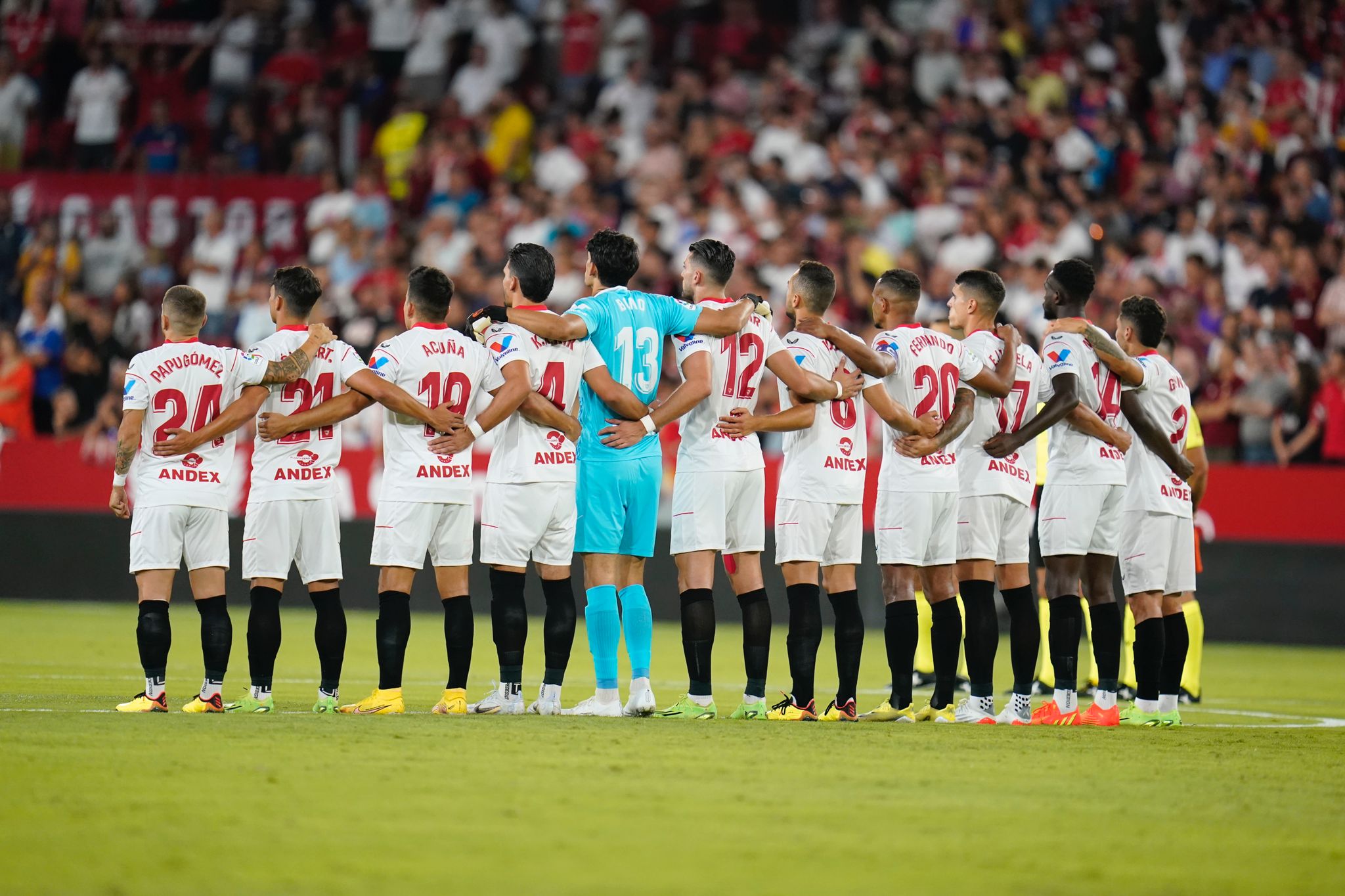Sevilla FC shirt numbers