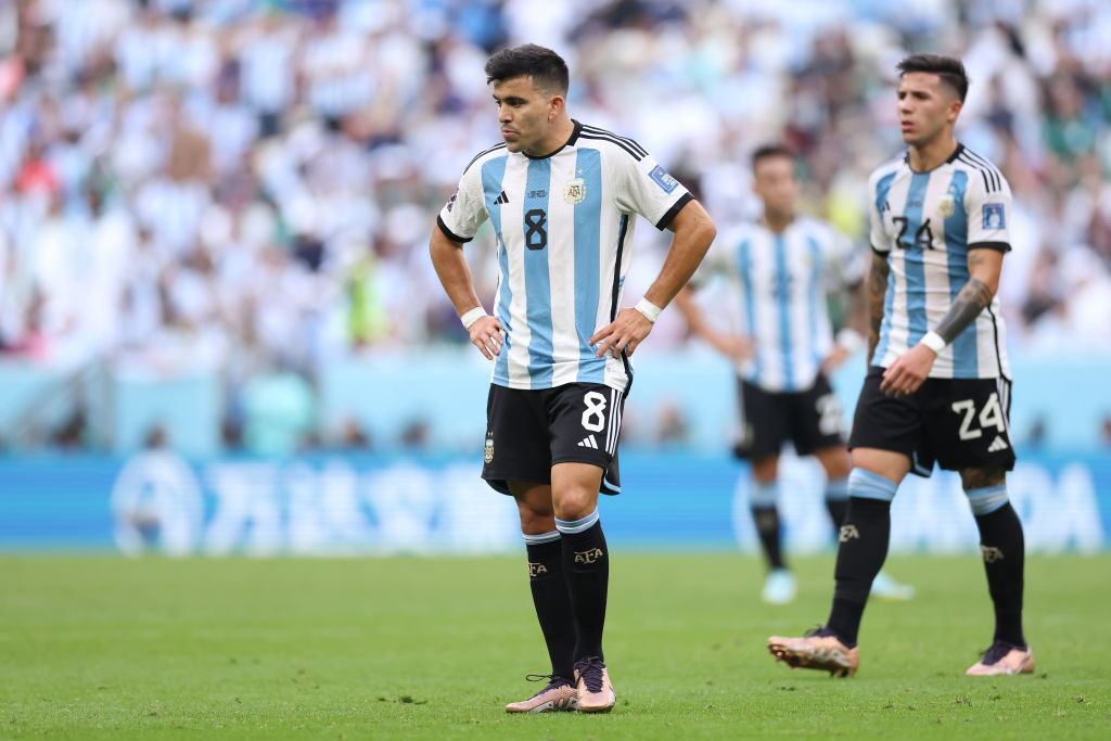 Marcos Acuña con la selección argentina
