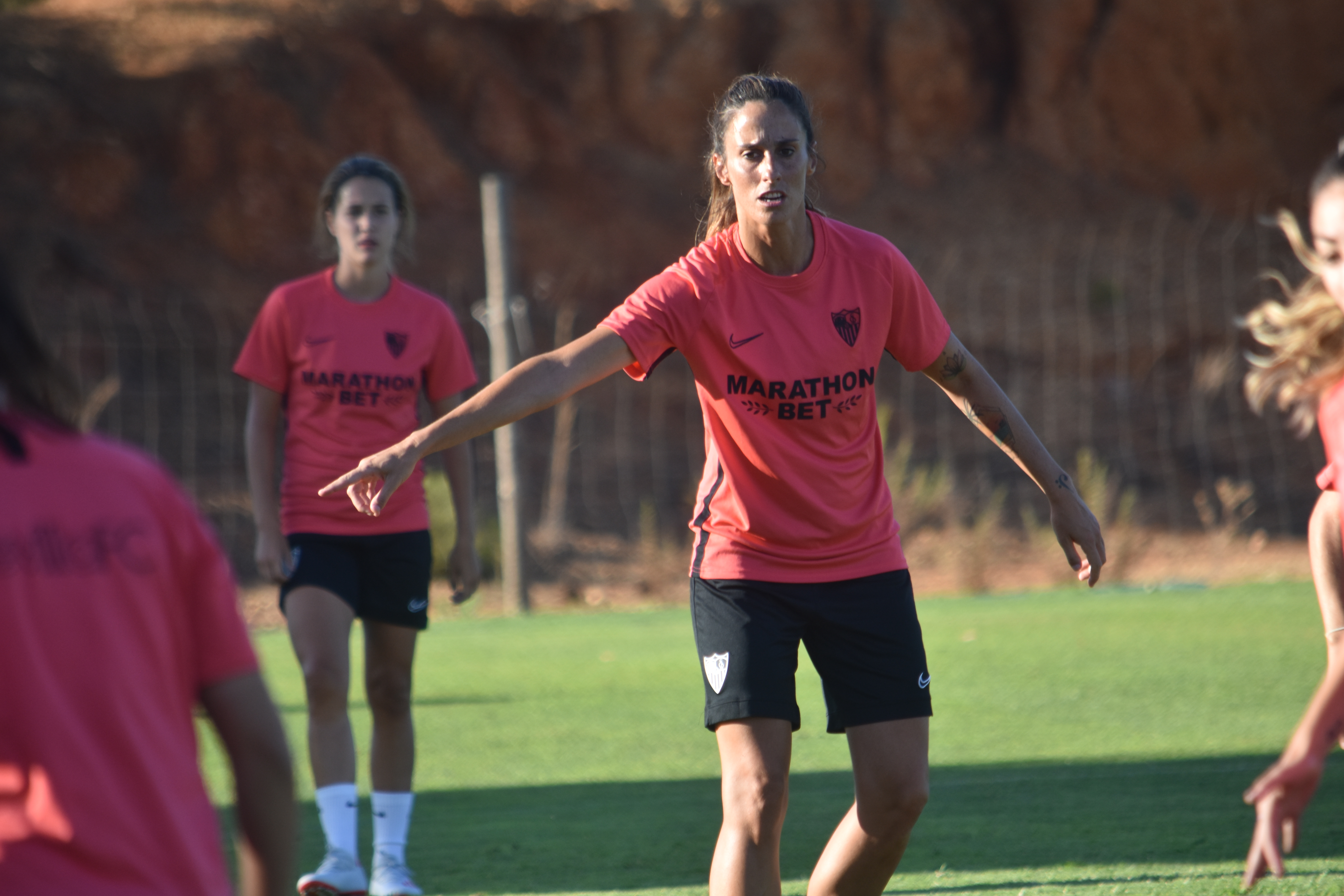 Maite Albarrán, jugadora del Sevilla FC Femenino