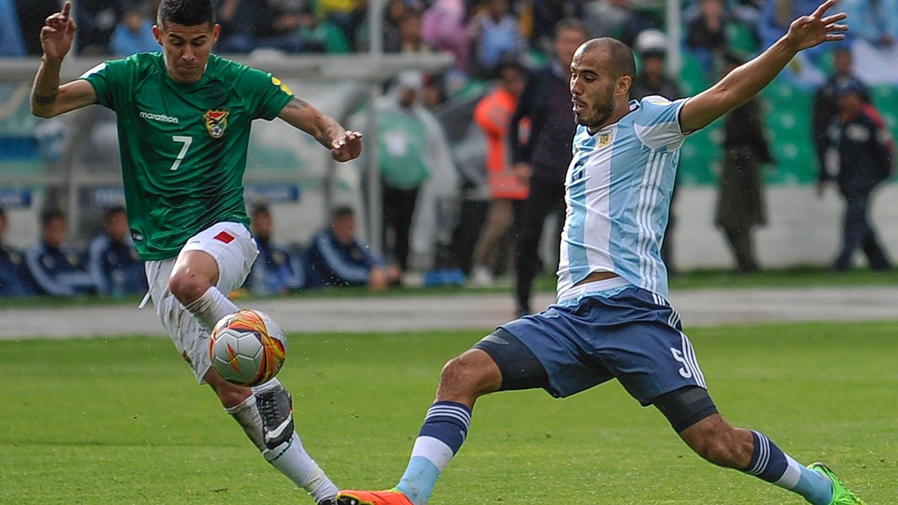 Pizarro, con la selección de Argentina