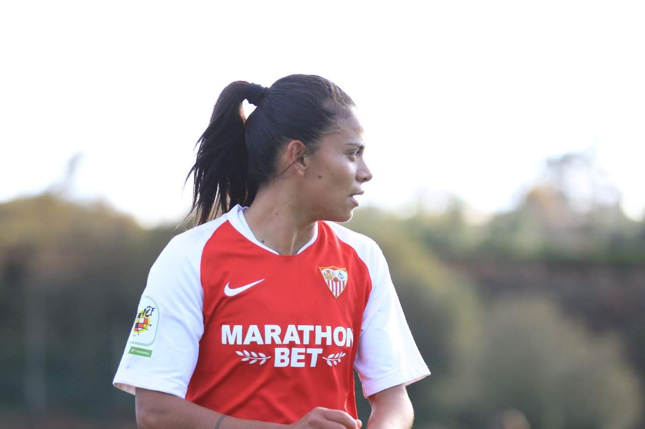Pancha Lara, jugadora del Sevilla FC
