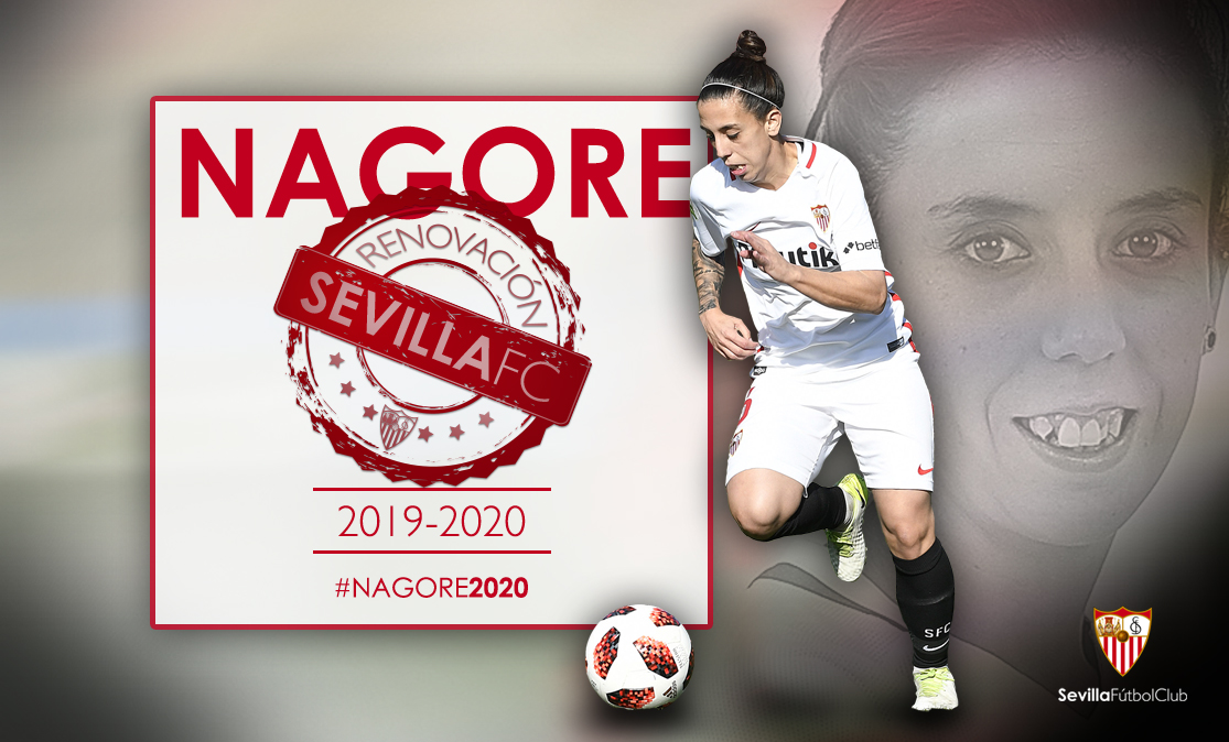 Nagore Calderón cumplirá su tercera temporada en el primer equipo femenino del Sevilla FC tras renovar de cara a la 2019/2020