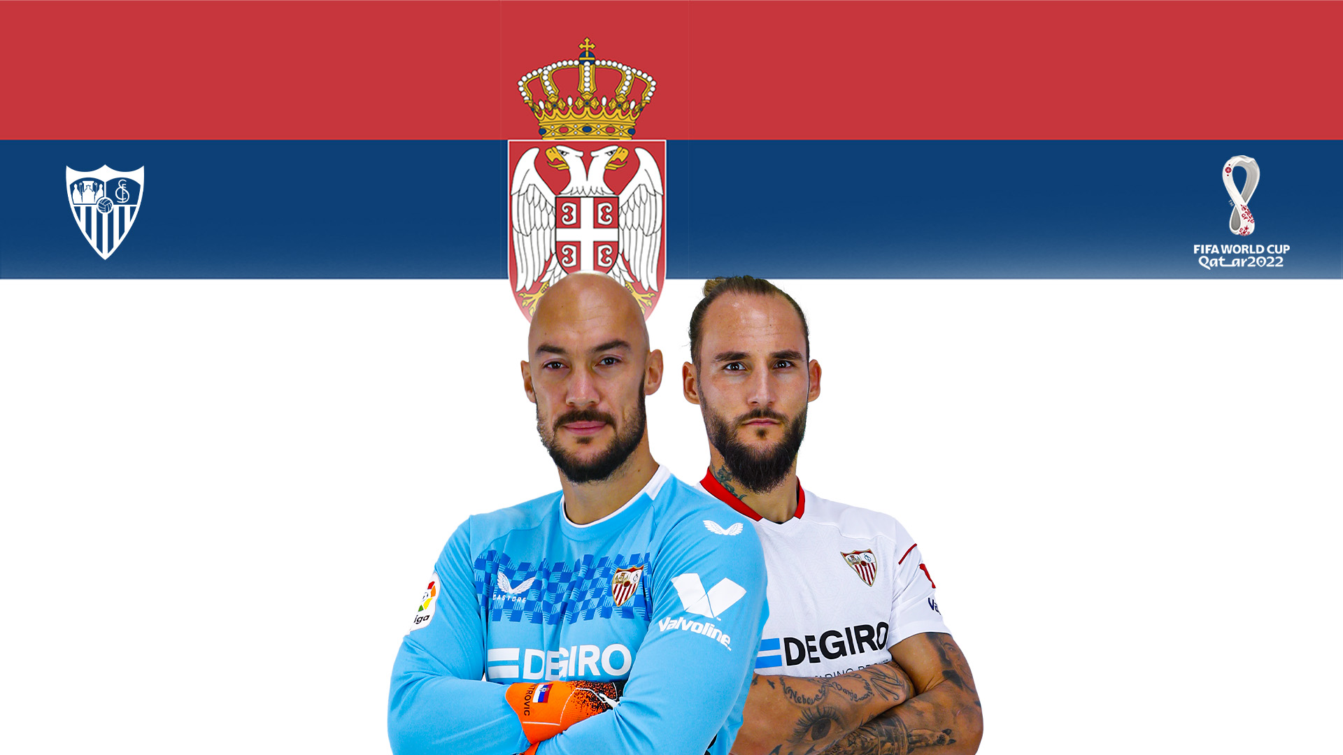 Dmitrovic and Gudelj, called-up for Serbia for the World Cup