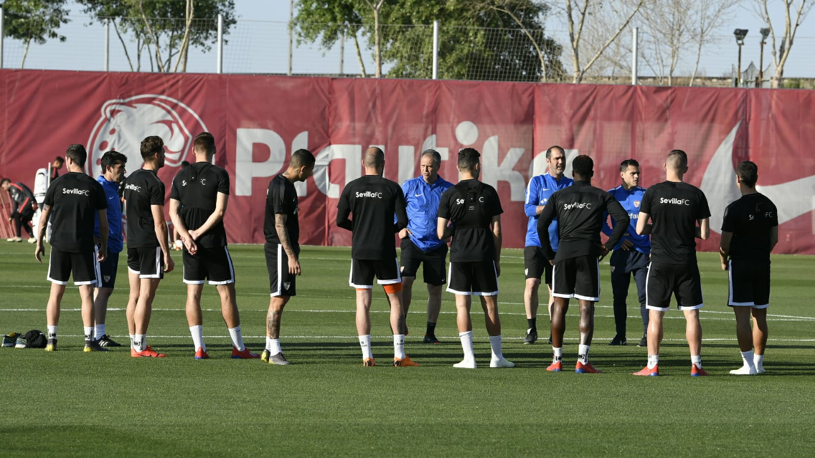 Entrenamiento del Sevilla FC del 27 de marzo