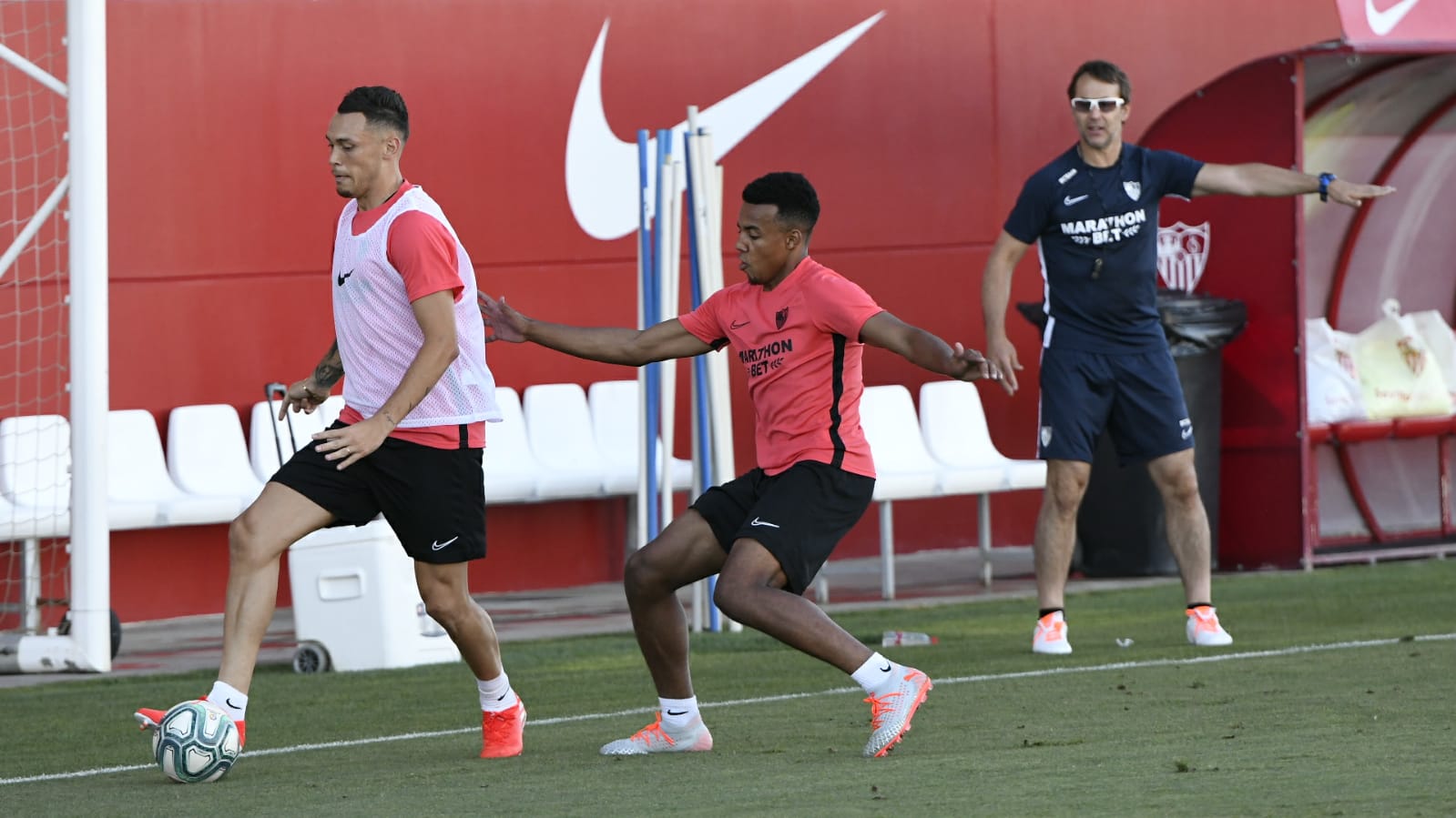 Entrenamiento del Sevilla FC del 5 de julio 