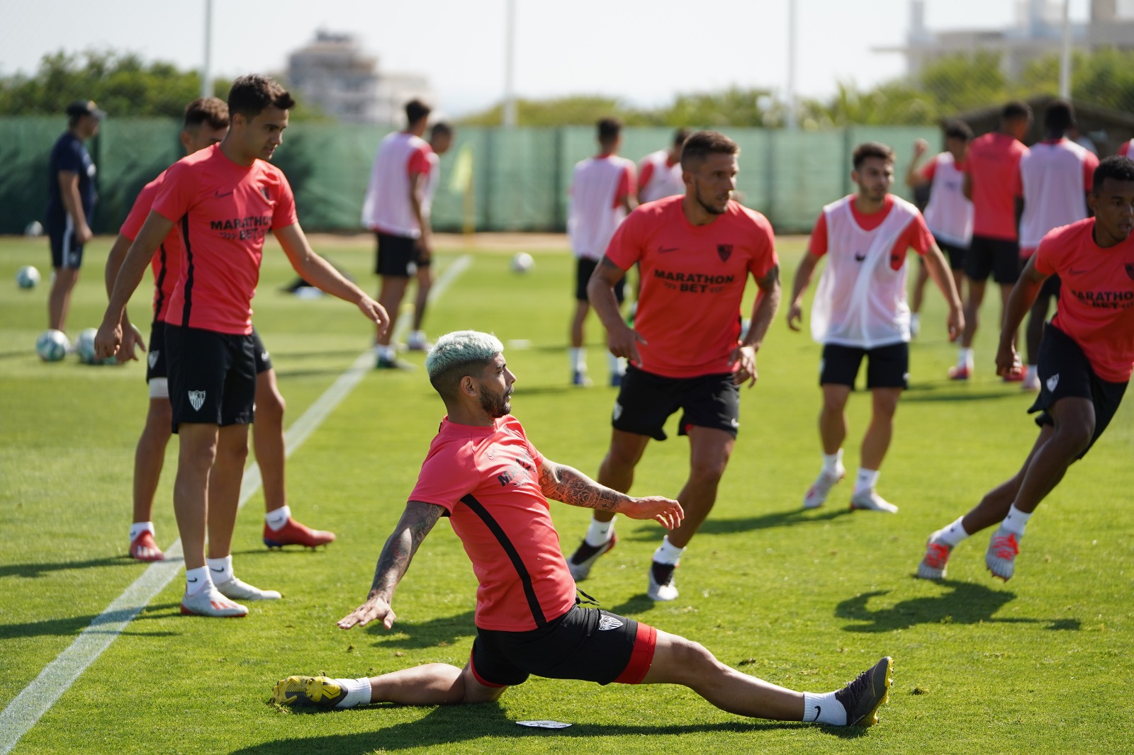 Entrenamiento del Sevilla FC del jueves 11