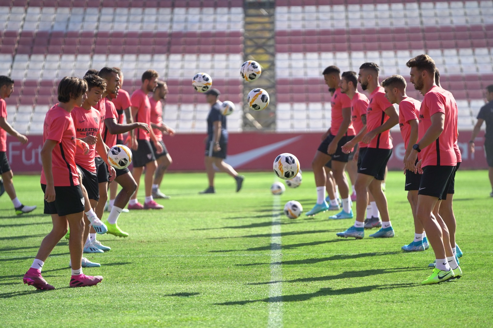 Entrenamiento del Sevilla FC el 1 de octubre 