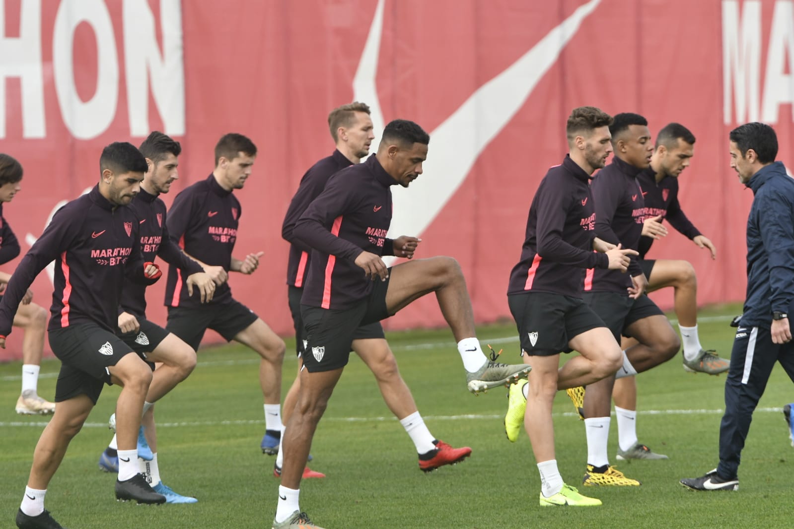 Sevilla FC training, Monday 27th January