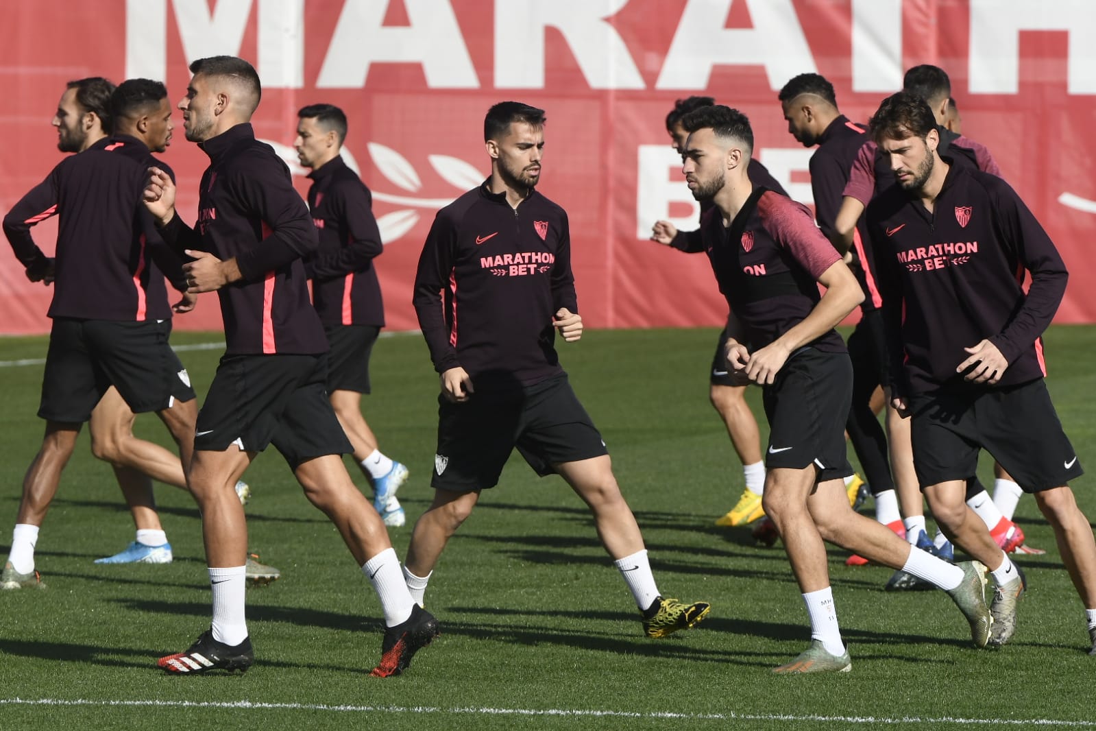Sevilla FC training, Wednesday 5th February