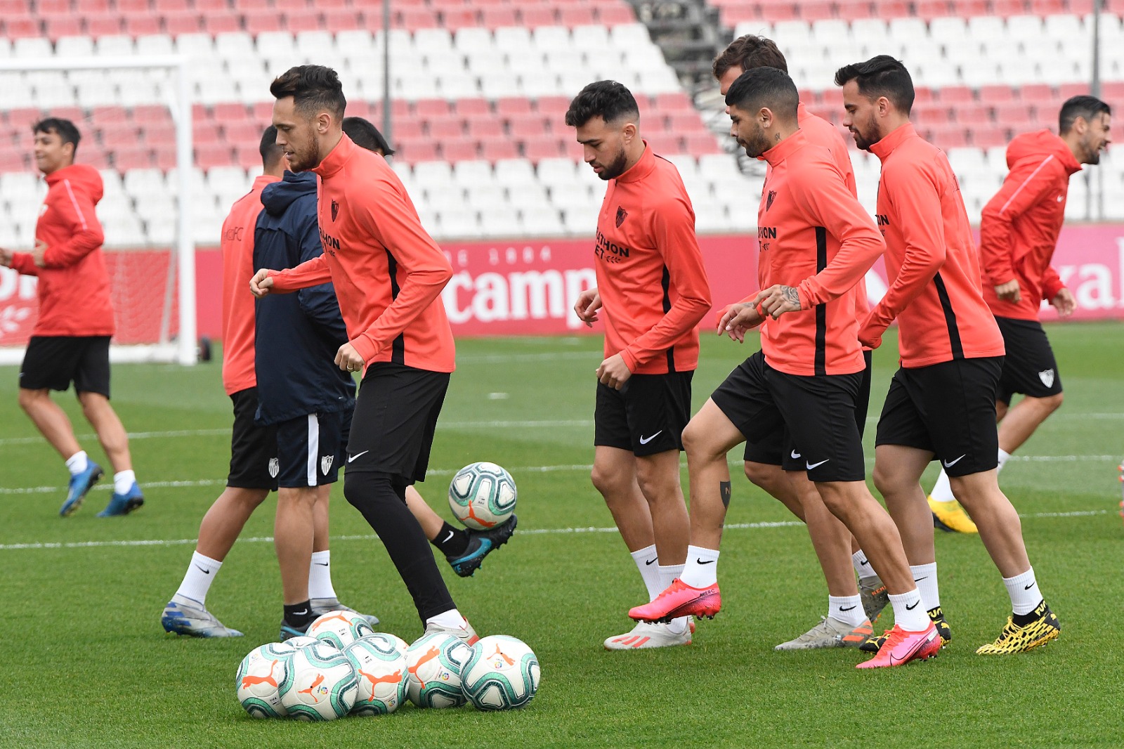 Sevilla FC training, Thursday 5th March