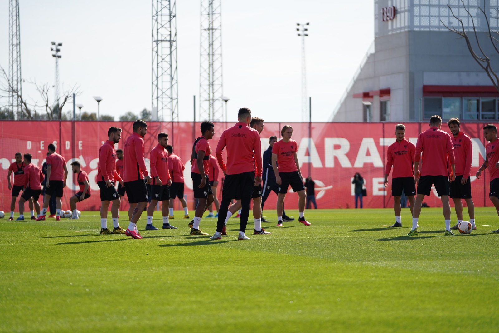Entrenamiento del Sevilla FC del 9 de marzo 