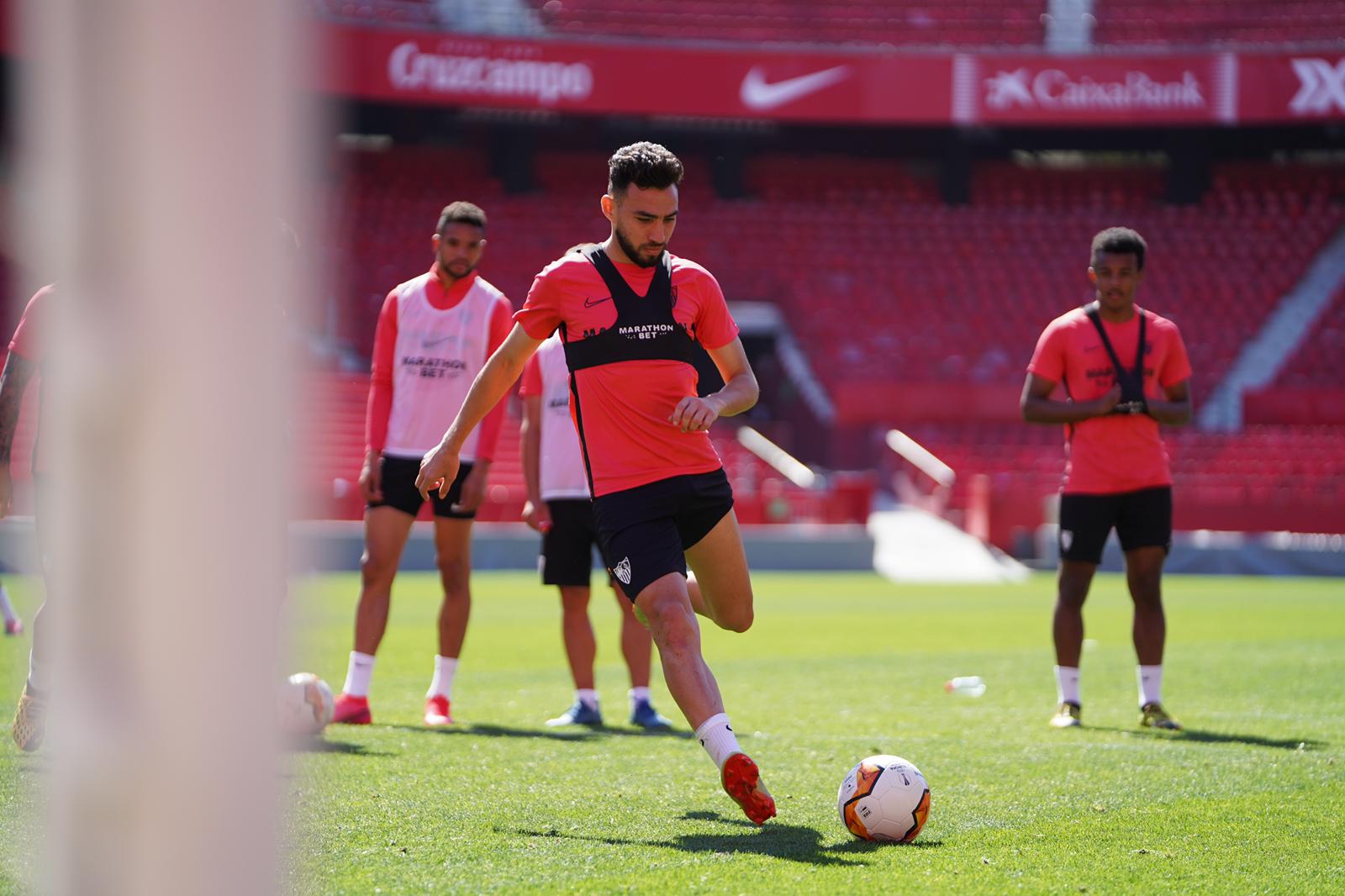 Sevilla FC training, Tuesday 10th March