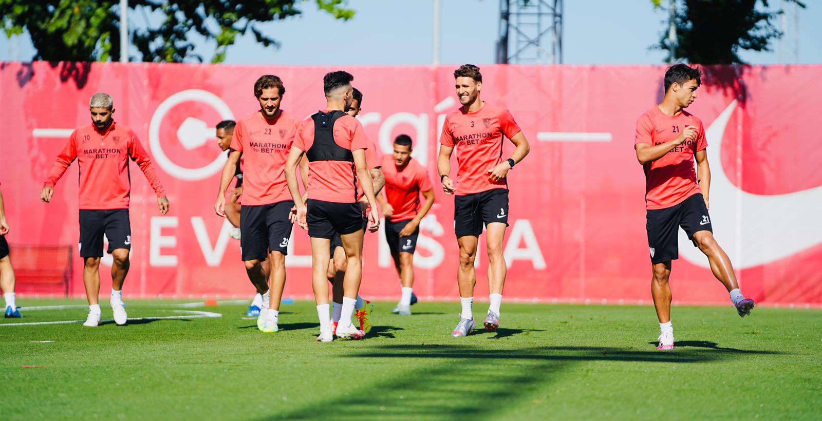 Entrenamiento del Sevilla FC del 8 de junio