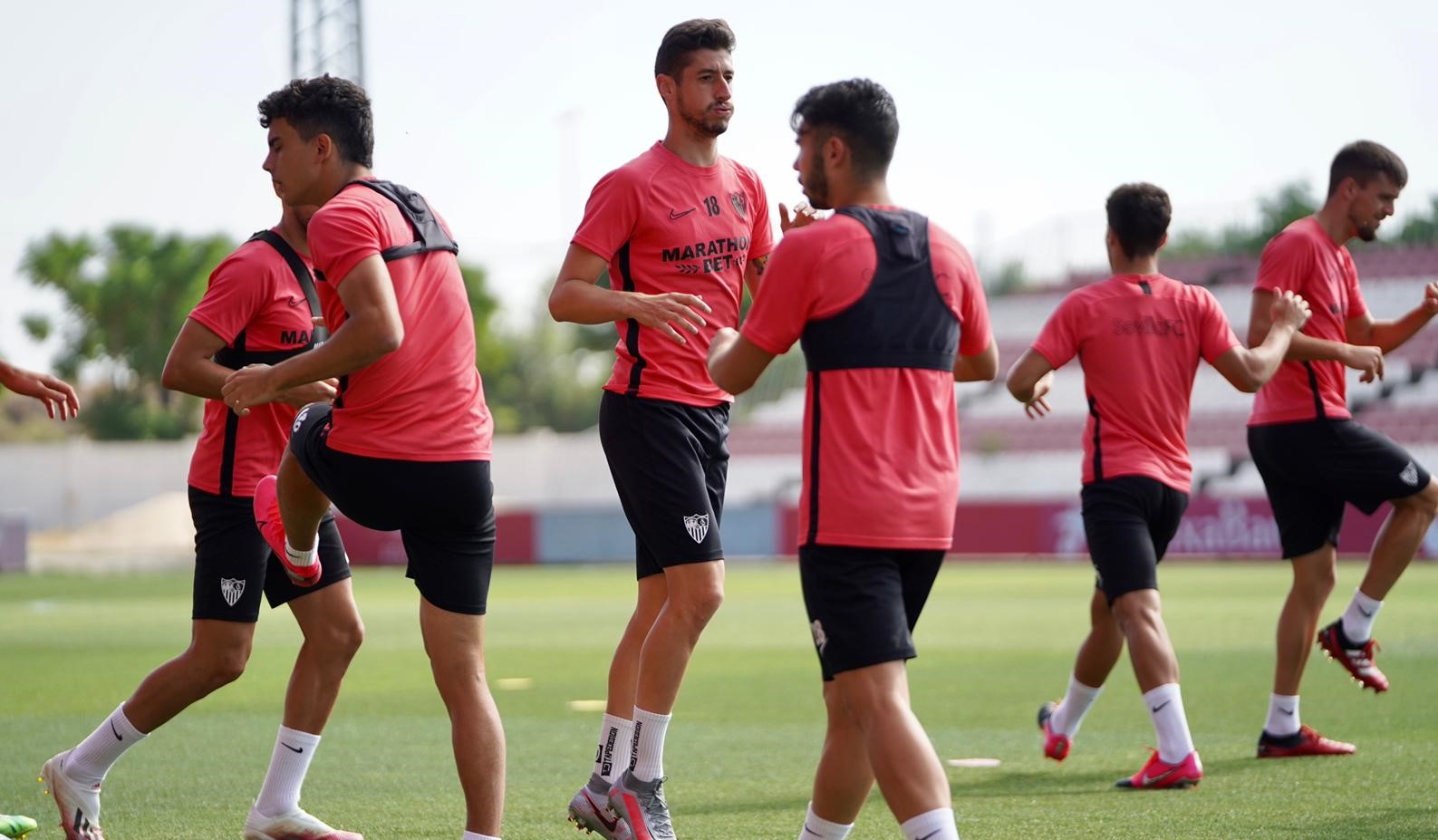 Entrenamiento del Sevilla FC del 1 de julio