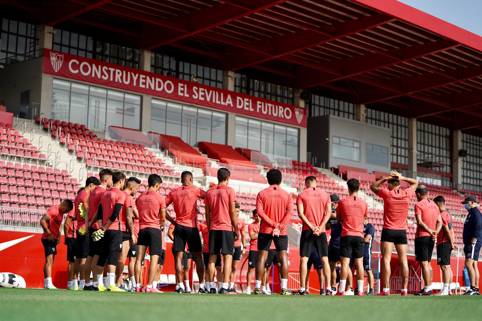 Entrenamiento del Sevilla FC del 7 de julio