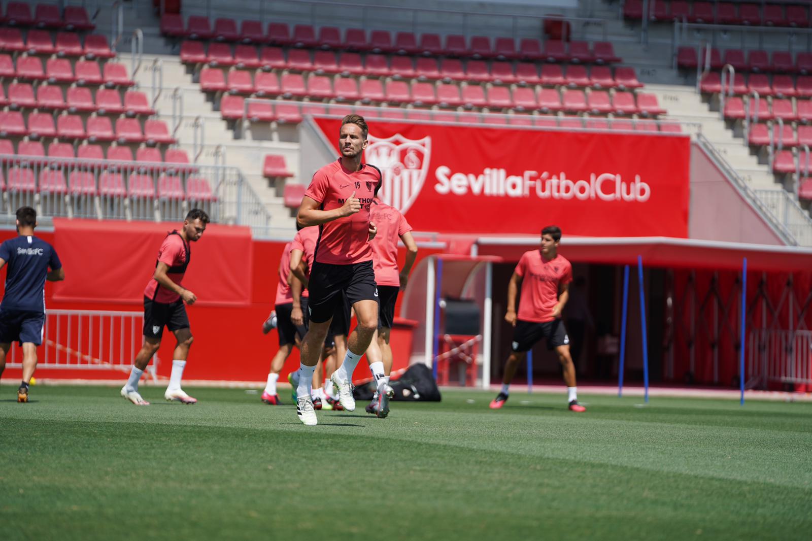 Entrenamiento del Sevilla FC del 10 de julio