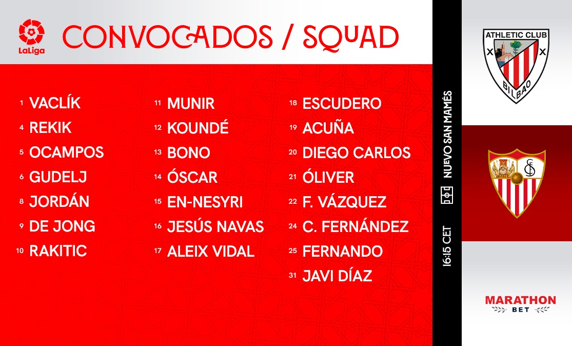 Squad to face Athletic