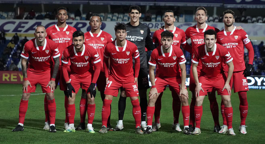 Sevilla FC's starting XI in Linares