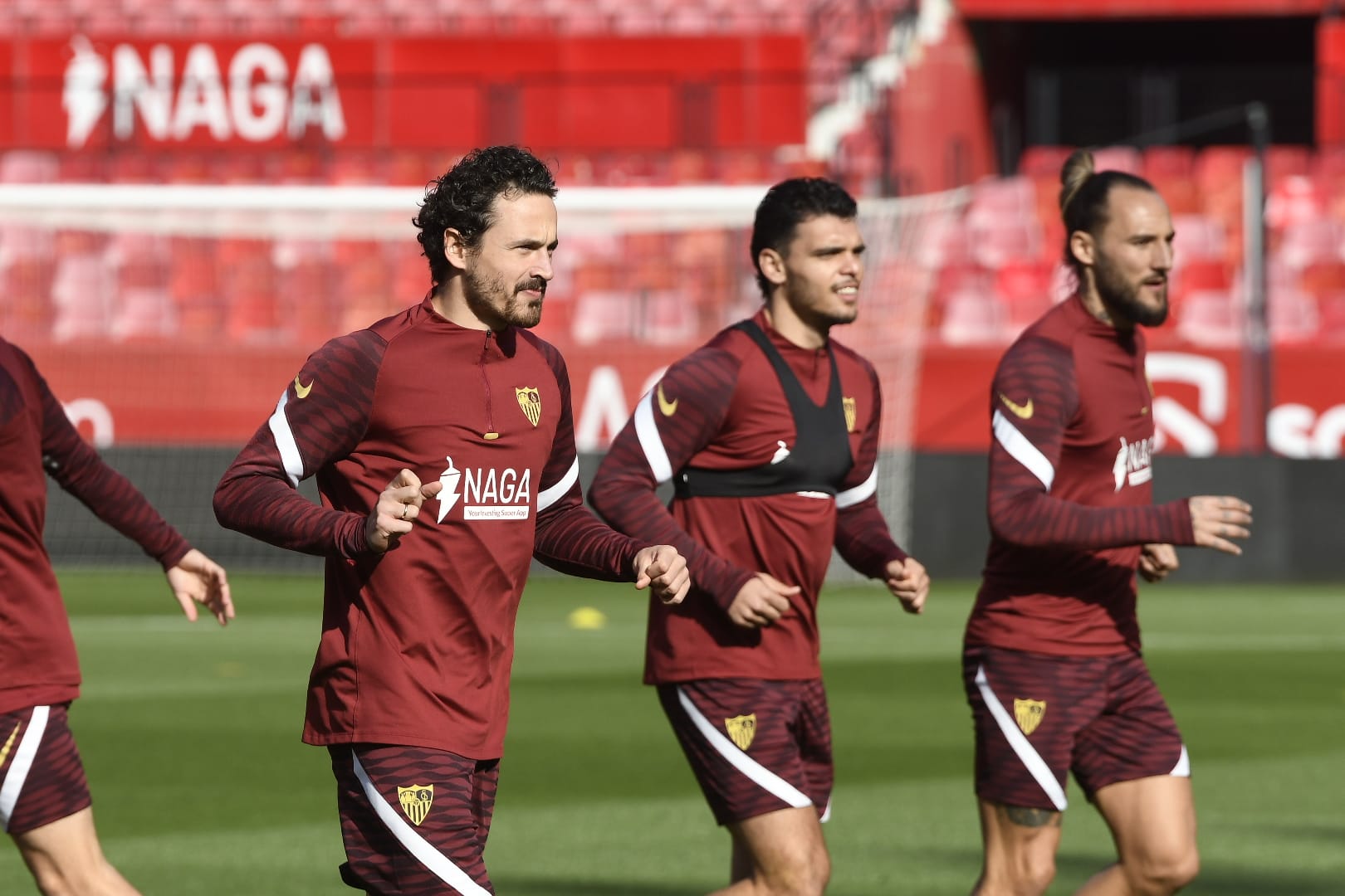 Entrenamiento del Sevilla FC del 10 de febrero