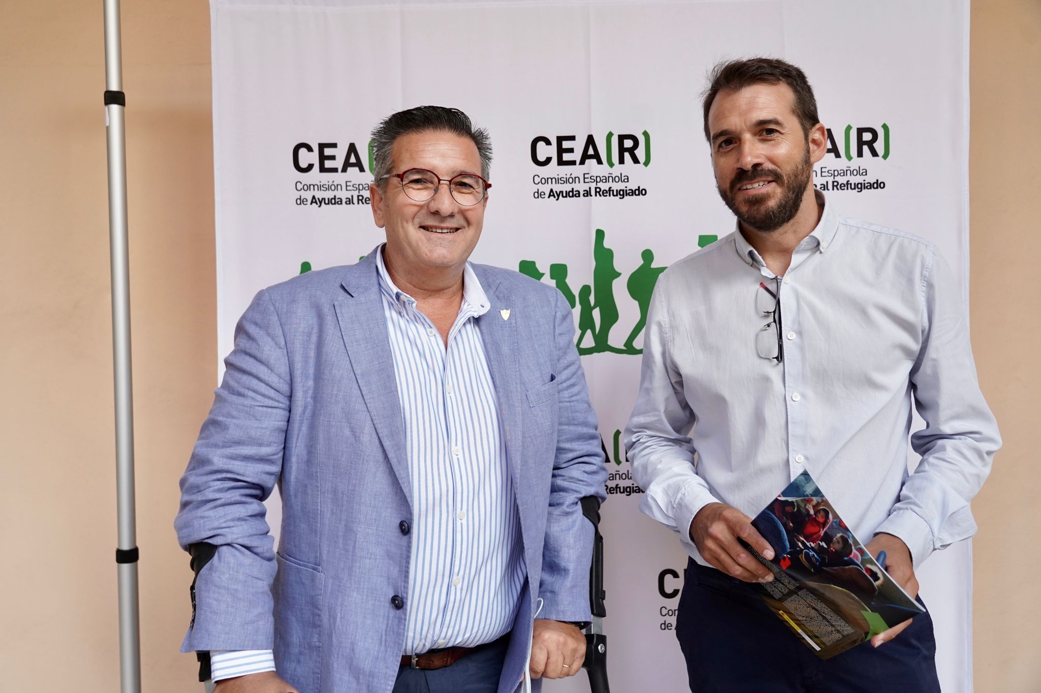 Luis Castro y José Viñas, en el CEAR 2022